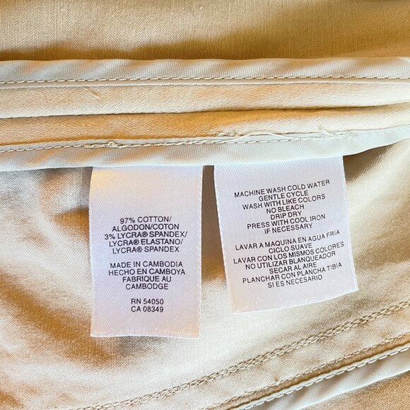 Jones New York Utility Jacket Cream - M Petite - Picture 9 of 12